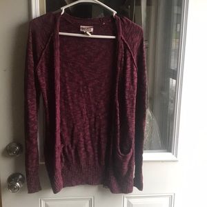 Maroon Cardigan